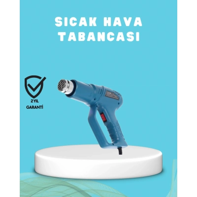 BFS 2000W Sıcak Hava Üfleme Tabancası Seramik Rezistanslı Profesyonel