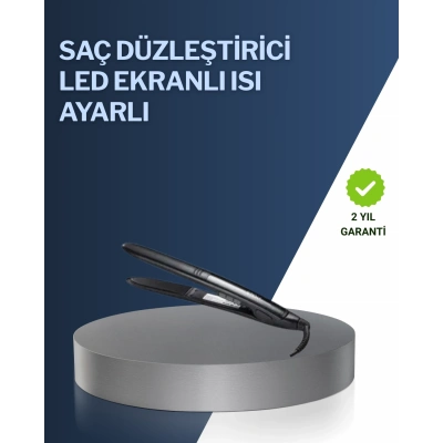 BFS 2025 Yeni Seri Dijital Ekranlı Isı Ayarlı Saç Düzleştirici Titanyum Kaplama A Kalite