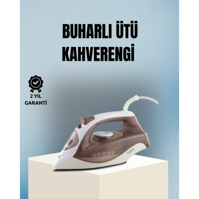 BFS 2200 Watt Buharlı Ütü Kahverengi Seramik Taban Şok Buharlı