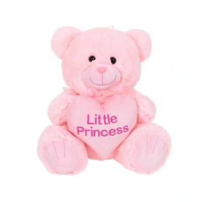 BFS  4763 Peluş Ayı Prens ve Prenses Kalpli Ayı 45 cm