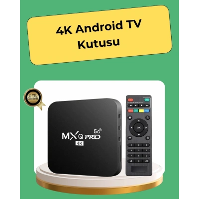 BFS 4K Ultra HD TV Box – 2GB RAM, 16GB Hafıza, Android Akıllı Medya Oynatıcı