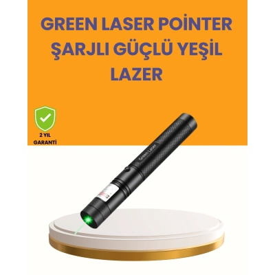 BFS 5000mW Yeşil Lazer Pointer Profesyonel Uzun Menzilli