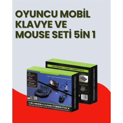 BFS 5in1 BT5.3 Mobil Oyun Kiti Klavye Mouse Dönüştürücü Seti