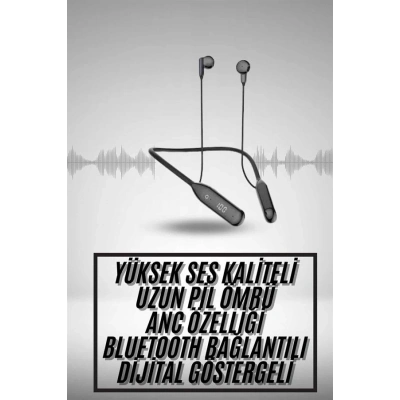 BFS 60 Saat Uyumlu Bluetooth Kulaklık Kablolu ANC Özellikli Kulaklık