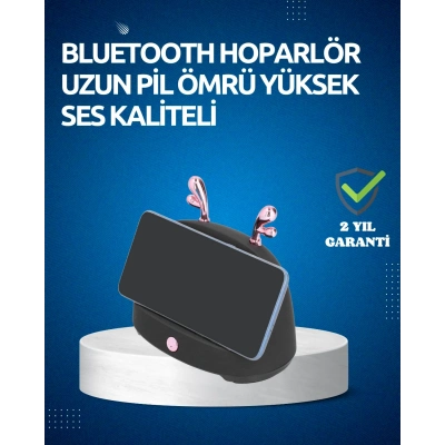 BFS Akıllı Kablosuz Telefon Tutucu ve Stereo Hoparlör – Kolay Kullanım ve Yüksek Ses Kalitesi