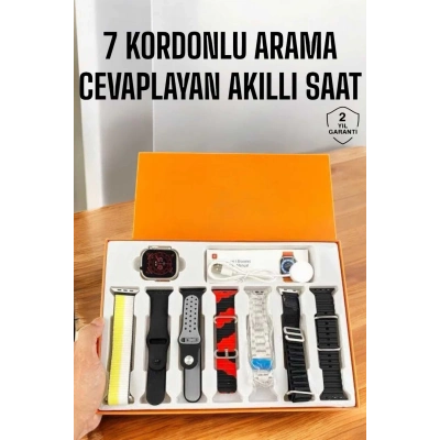 BFS Akıllı Saat 7 Kordonlu Bildirim Görebilen Metal Kordon GPS Özelliği