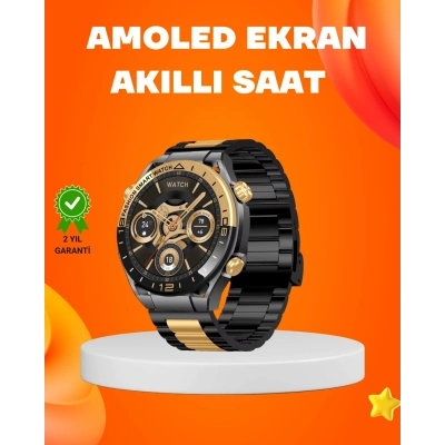 BFS Amoled Akıllı Saat IP67 Su Geçirmez 3 Bileklikli Sağlık Takipli