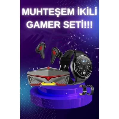 BFS ANC Özellikli Bluetooth Kulaklık ve Amoled Ekran Akıllı Saat Uyku ve Sağlık Takibi Nabız Ölçer