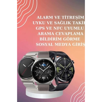 BFS ANC Özellikli Bluetooth Kulaklık ve Amoled Ekran Akıllı Saat Uyku ve Sağlık Takibi Nabız Ölçer