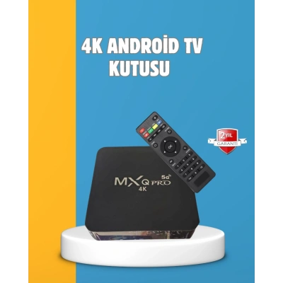 BFS Android TV Box 4K – 2GB RAM 16GB ROM, Kablosuz Wi-Fi Medya Oynatıcı