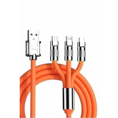 BFS Android ve İOS Uyumlu 180 Derece Type-c Şarj Kablosu