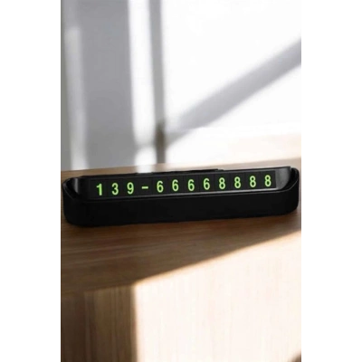 BFS Araç İçi Numaratör Numaralık Torpido Üstü Açılır Kapanır Telefon Numarası Bırakma