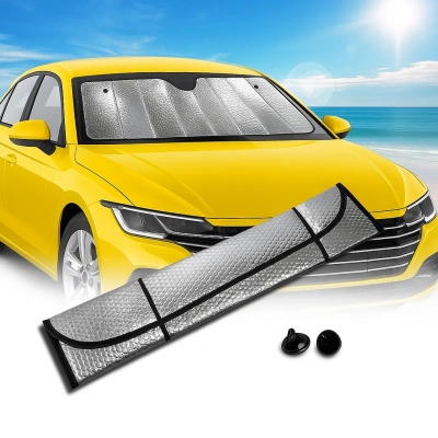 BFS Araç Ön Cam Güneş Koruma Isı Önleyici Katlanabilir Model Fiat Egea Honda Civic Ford Focus Dacia Duster