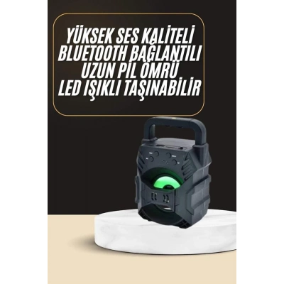 BFS Bluetooth Hoparlör Android ve İOS Uyumlu Ses Bombası USB Girişli Taşınabilir