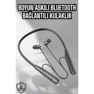 BFS Boyun Bantlı Bluetooth Kulaklık Yüksek Ses Kaliteli 100 Saat Kulaklık