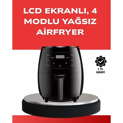 BFS Büyük Boy 6 Litre Airfryer 2400W Sesli Uyarı LCD Ekran