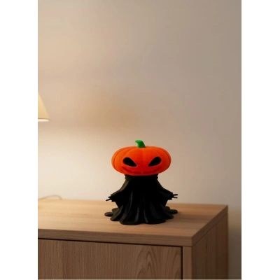 BFS Cadılar Bayramı Temalı Balkabağı Figür 9cm Dekor Objesi