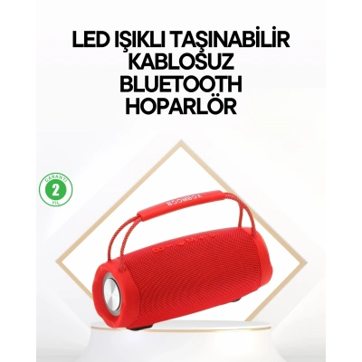 BFS Çevreleyen Sesli RGB Destekli Kablosuz Taşınabilir Hoparlör