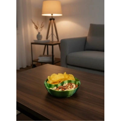 BFS Dekoratif Yeşil Çerezlik Kase 4’lü Set 3x12 cm