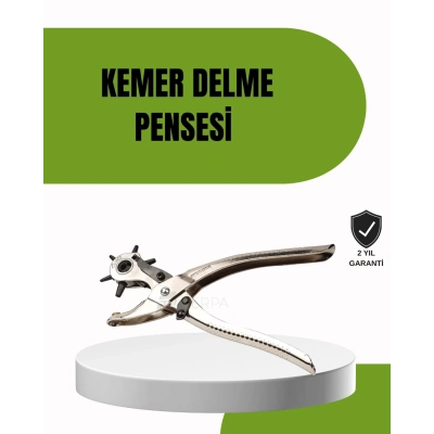 BFS Deride Kemer Çanta Ayakkabı Delme Pensesi 6 Uçlu Döner Başlıklı Tamir Aleti