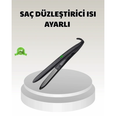 BFS Dijital Ekranlı Isı Ayarlı Saç Düzleştirici –  Titanyum Plaka, Seyahat Dostu Tasarım