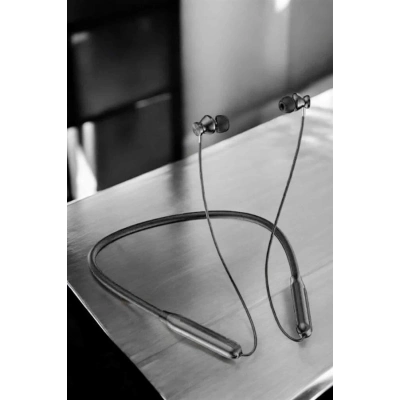 BFS Dijital Göstergeli Kulak İçi Kablosuz Bluetooth Kulaklık Boyun Bantlı