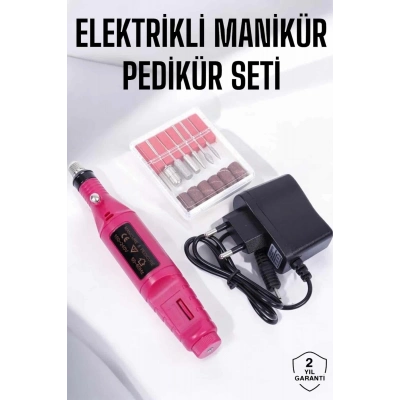 BFS Elektrikli Manikür Pedikür Törpü Seti Protez Tırnak Nasır Temizleyici