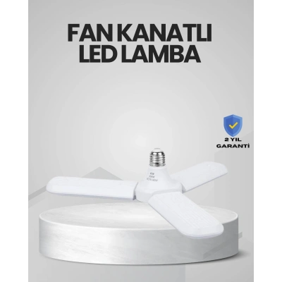 BFS Enerji Tasarruflu LED Ampül 60 Watt 4 Kollu Beyaz Işık