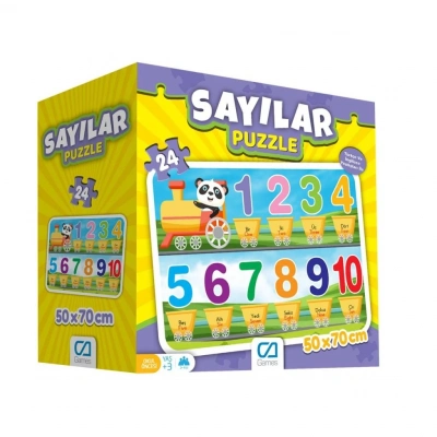 BFS Games Sayılar Yer Puzzle 50x70cm 24 Parça 5134