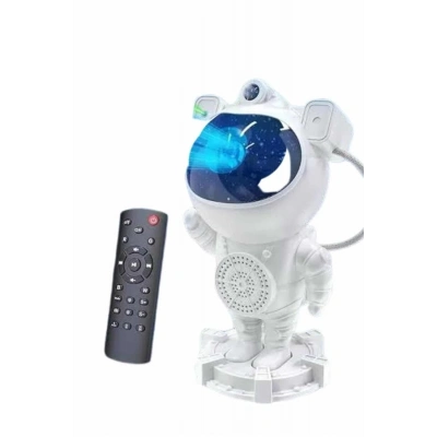 BFS Gece Lambası Astronot Bluetooth Hoparlörlü Galaksi Işık Projektörü