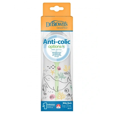 BFS Geniş Ağız PP Antikolik Options Biberon  270ml Kız