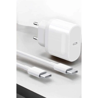 BFS Güç Adaptörü ve Kablosu Şarj Aleti 15/15 Pro Max Uyumlu Hızlı Şarj