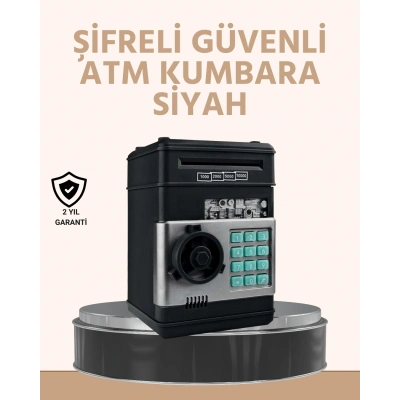 BFS Işıklı Sesli Şifreli ATM Görünümlü Kasa Kumbara