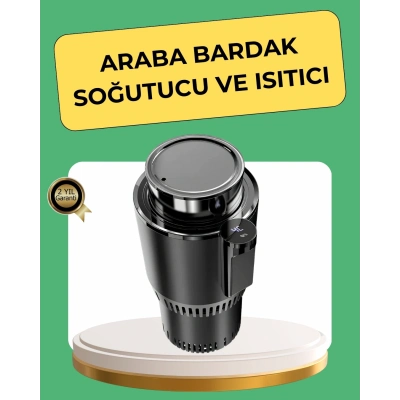 BFS Isıtma Soğutma Özellikli Araç Bardaklığı Çakmak Girişli Akıllı