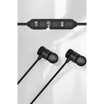 BFS Kablolu Mıknatıslı Sport Kulaklık Bluetooth Bağlantılı
