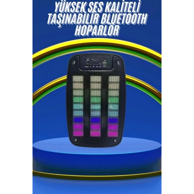 BFS Kablosuz Hoparlör İOS ve Android Uyumlu Şarjlı SD Kart Girişli Bluetooth Hoparlör