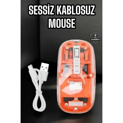 BFS Kablosuz Mouse Fare 5.0 Bluetooth Bağlantılı USB Girişli