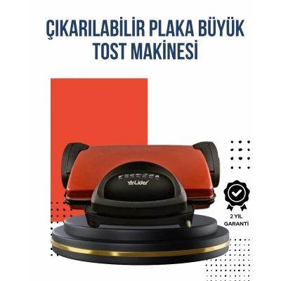 BFS Kompakt Izgara ve Tost Makinesi – Çıkarılabilir Plaka, Döküm Gövde