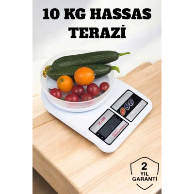 BFS Kompakt Tasarım ve Tek Tuşla Sıfırlama Özelliğiyle Kullanımı Kolay Mutfak Tartısı