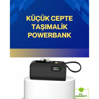BFS LED Göstergeli 2000mAh Cep Tipi Hızlı Şarj Powerbank