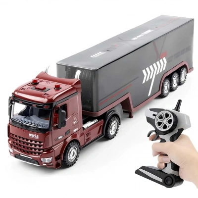 BFS Long Vehicle Kumandalı Işıklı Dorseli Pilli Tır