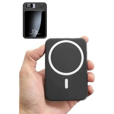 BFS Magsafe Hızlı Şarj 10.000 Mah Wireless Şarj Powerbank Android ve İOS Uyumlu