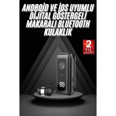 BFS Makaralı Bluetooth Kulaklık Telefon Uyumlu Makaralı TF Kart Girişli Güç Göstergeli