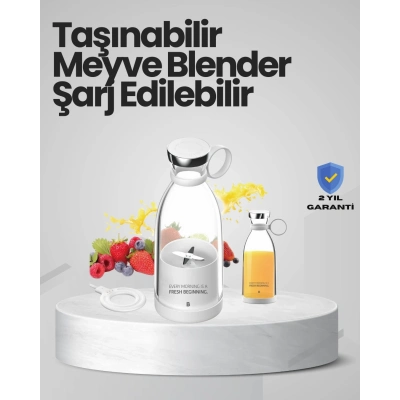 BFS Pembe ve Beyaz Renk Seçenekli Mini Boy Meyve Sıkıcı