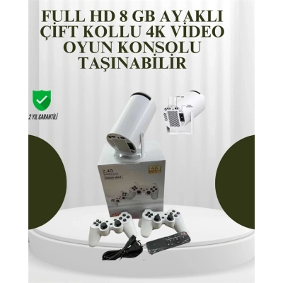 BFS Portatif 4K Projeksiyon – 4.000 Uygulama, Kablosuz Yansıtma ve Bluetooth 5.0