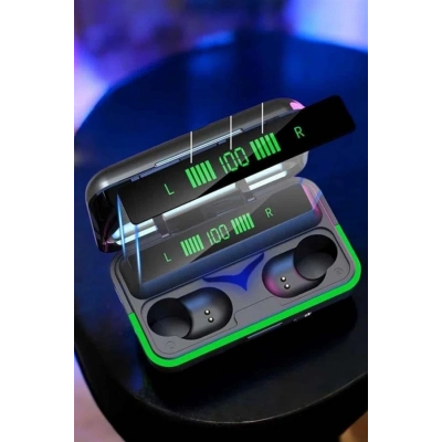 BFS Powerbank Özellikli Kablosuz Bluetooth Kulaklık RGB Işıklı