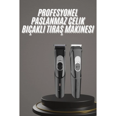 BFS Pro Şarjlı Saç Sakal Tıraş Makinesi Ense Kesme Makinesi Lazer Öncesi Kısaltma