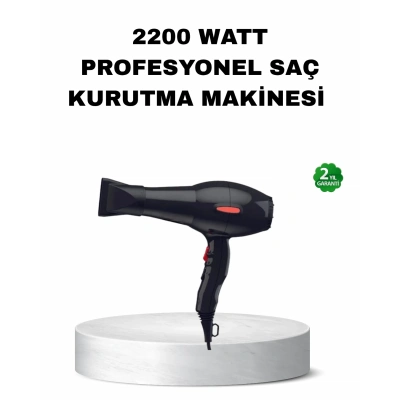 BFS Profesyonel Saç Kurutma Makinesi – AC Motor, Soğuk Üfleme, 2 Hız Kademesi