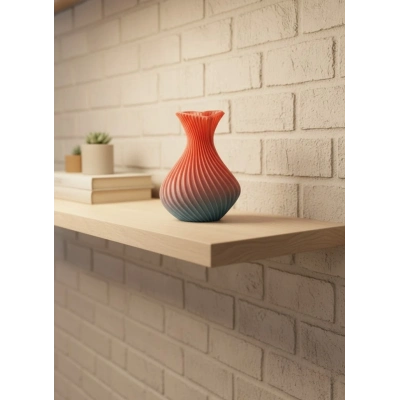 BFS Romantik Kalp Figürlü Süslük Vazo Modern Tasarım 15 cm