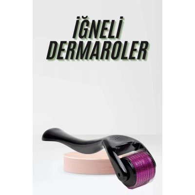 BFS Saç Çıkarma Tarağı Dermaroller 540 Iğneli Roller 1 Mm Iğne Cilt Yüz Yenileme Bakım Seti